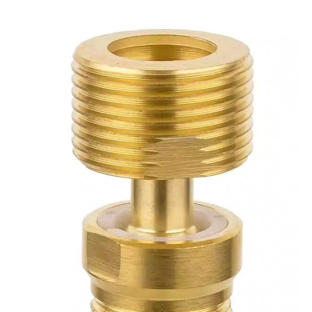 Copper Angled Curved Foot 360° Rotatable Angle Adjustment Shower Faucet Adapter Wall Mounted Lengthened Eccentric Screw Corner thumbnail 2