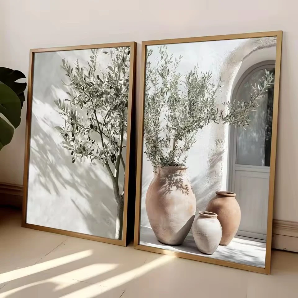 5D DIY Diamond Art Painting New Arrival Olive Tree Shadow Vase Diamond Mosaic  Cross Stitch Kit 2026 Home Decoration thumbnail 2