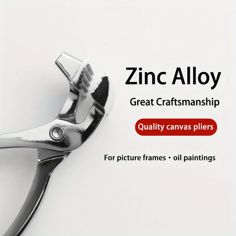 Canvas Pliers Wide-Mouth Alloy Professional Stretcher for Oil Painting and Framing Tool Spring Handle for Stretcher Bars Artist thumbnail 5