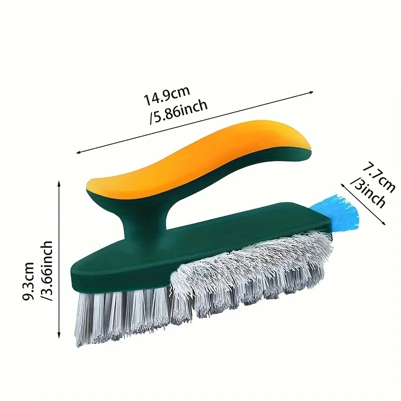 4 in 1 Brush Squeegee for Gap Groove Cleaning Tool Glass Scraper Kitchen Bathroom Floor Tire Cleaner Brushes Home Cleaning Brush thumbnail 3
