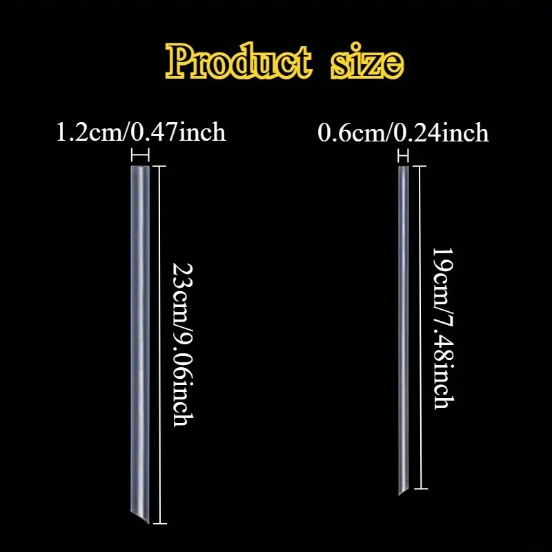 100PCS Transparent Straws Disposable Drinking Straws Milk Tea Coffee Smoothies Other Beverages Holiday Party Gatherings Supplies thumbnail 3