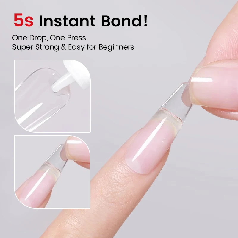 UR SUGAR 10ml Nail Glue For False Nail Tips Remover Quick Dry Long Lasting Adhesive Multifunction Strong Gel Nail Polish Removal thumbnail 4