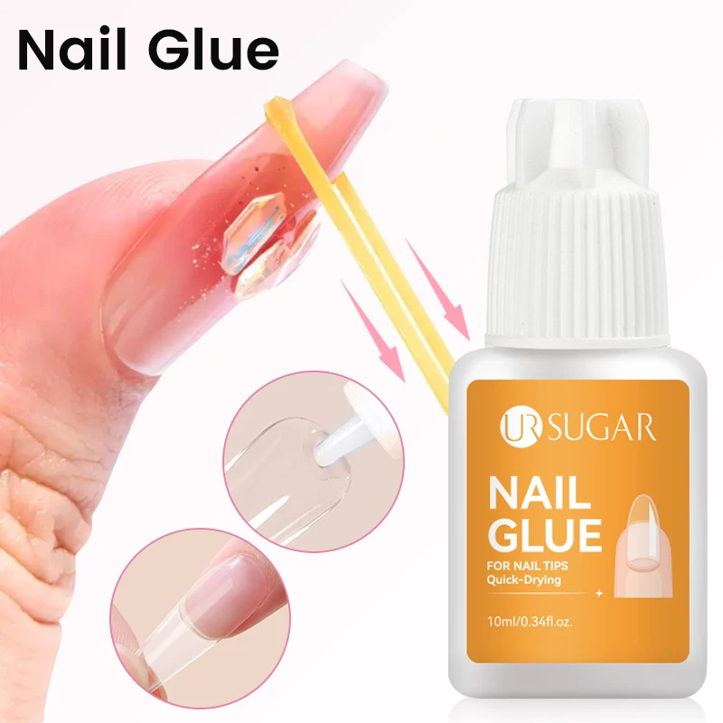 UR SUGAR 10ml Nail Glue For False Nail Tips Remover Quick Dry Long Lasting Adhesive Multifunction Strong Gel Nail Polish Removal thumbnail 2
