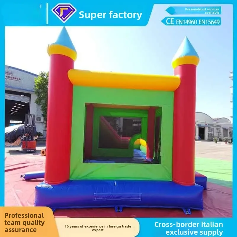 PVC Inflatable Castle for Children, Made of PVC Material, Customizable Sizes Available, Suitable for Home Use and Playgrounds. thumbnail 4