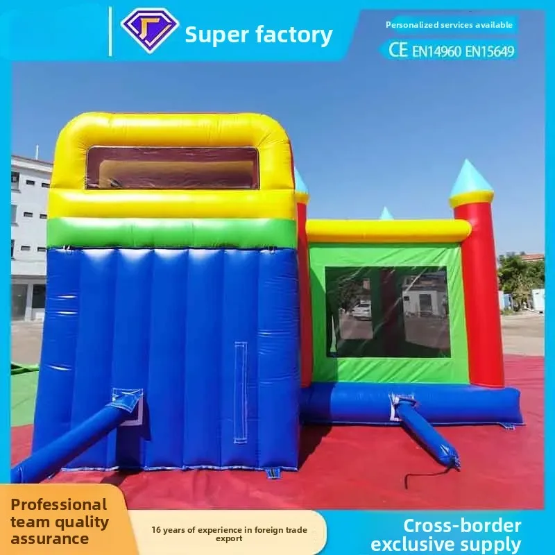 PVC Inflatable Castle for Children, Made of PVC Material, Customizable Sizes Available, Suitable for Home Use and Playgrounds. thumbnail 5