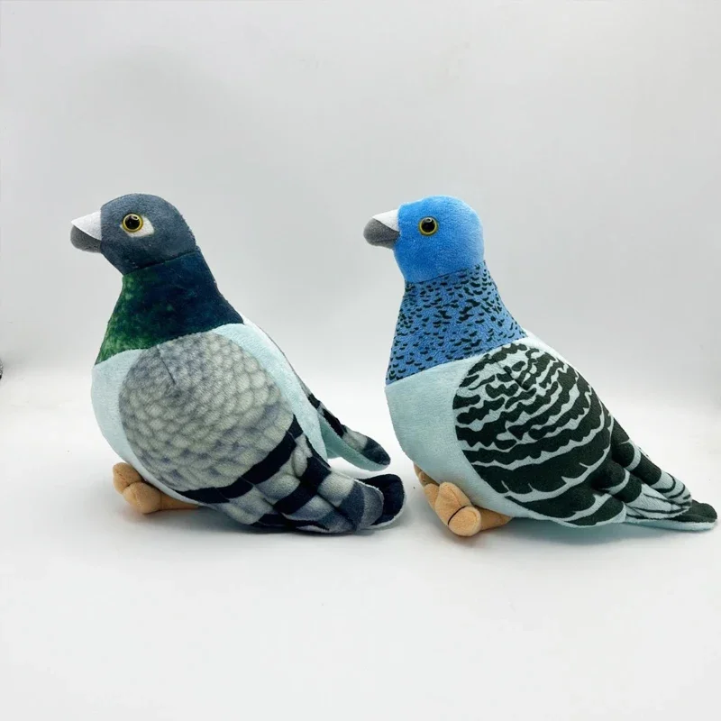 Imitation Pigeon Magpie Plush Toys Soft Stuffed Cartoon Animals Dolls For Birthday Christmas Gift Simulation Bird Toys thumbnail 4