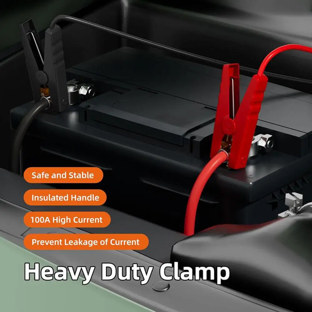 Emergency Car Battery Jump Starter, Portable Power Bank With Safe Booster Cables, Vehicle Jump Starter For Ryobi 18V Batteries thumbnail 2