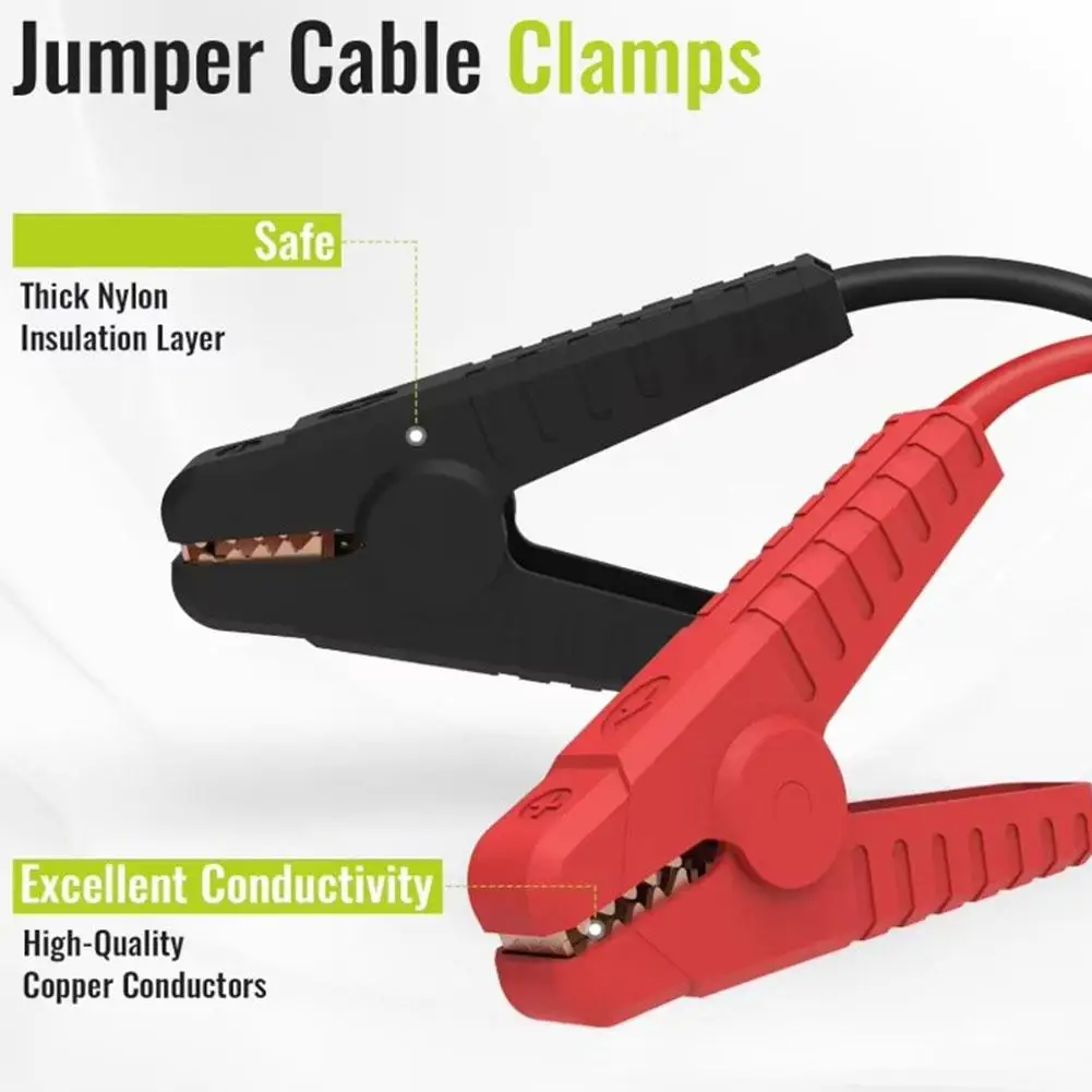 Emergency Car Battery Jump Starter, Portable Power Bank With Safe Booster Cables, Vehicle Jump Starter For Ryobi 18V Batteries thumbnail 4