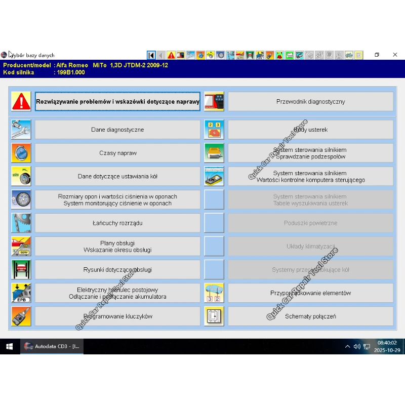 Autodata 3.41 Polish Auto Car Repair diagnosis Software wiring diagrams data Autodata Update To 2012 year thumbnail 3