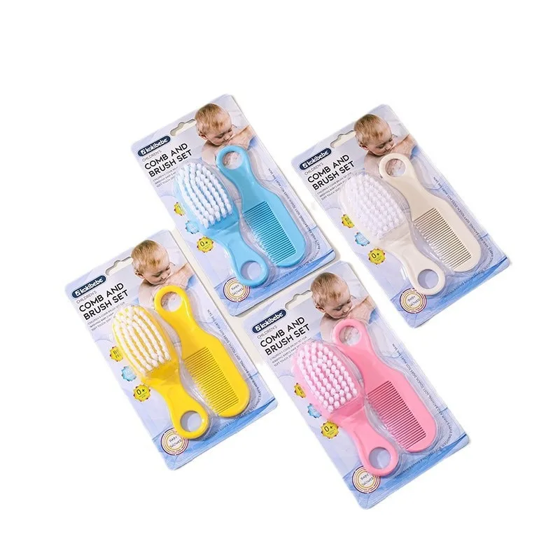 Newborn Safe Comb Brush Set: Gentle Grooming Kit for Baby Head Care, Anti-Cradle Cap with Massage Function, Bristles for Infants thumbnail 5
