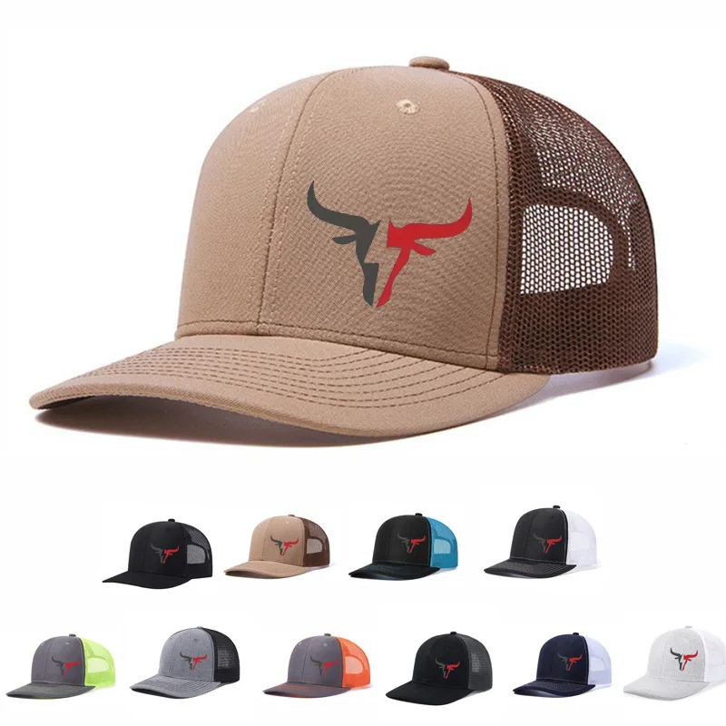 Fashion Spring and Summer Hip Hop Caps Fashion Men's Mesh HatAdjustable Street Dance Baseball Hat Unisex Fishing Hat Truck Cap