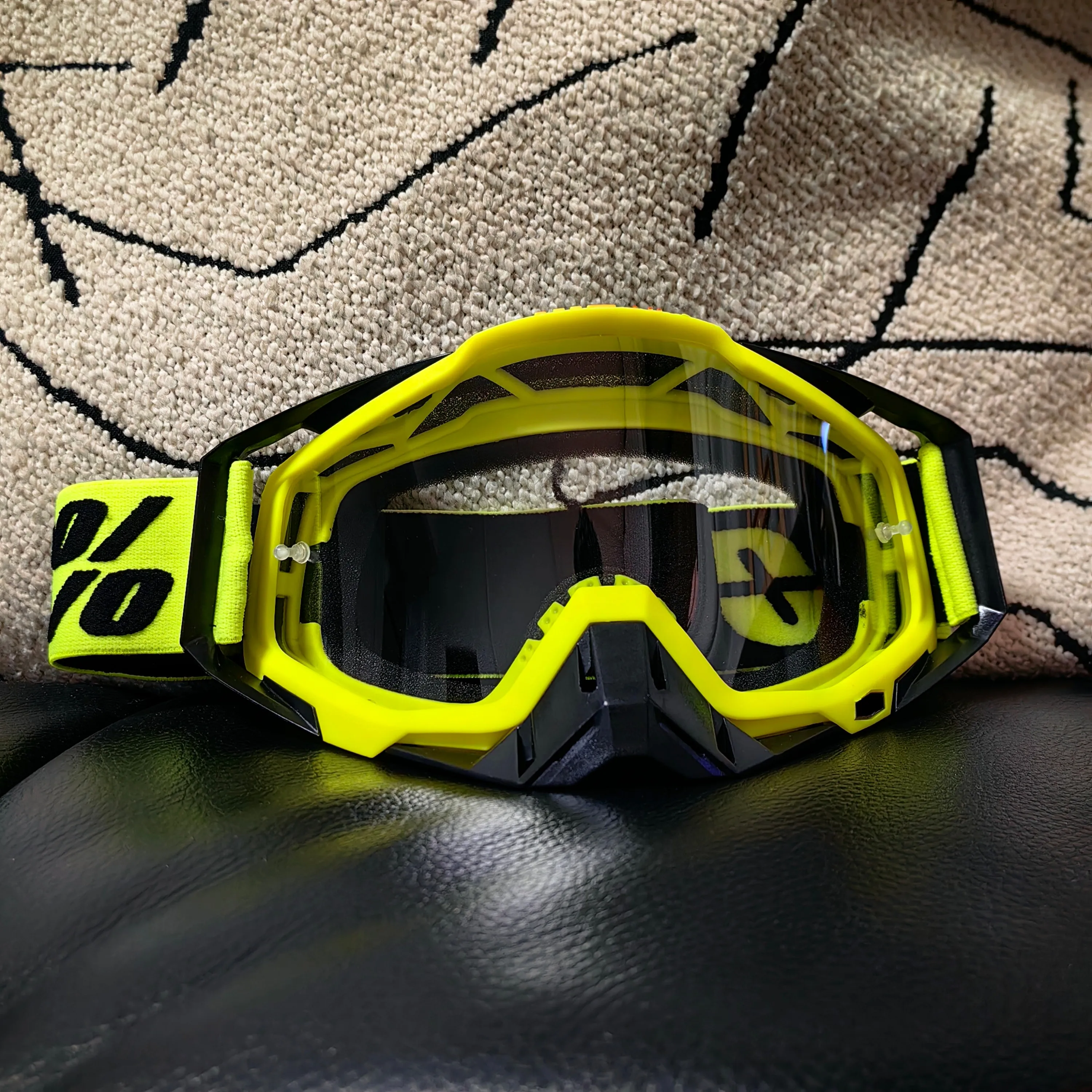 Motorcycle Motocross Goggles/Glasses: Windproof & Impact-Resistant Eyewear for MTB, ATV & Off-Road Riding Adventures. thumbnail 5