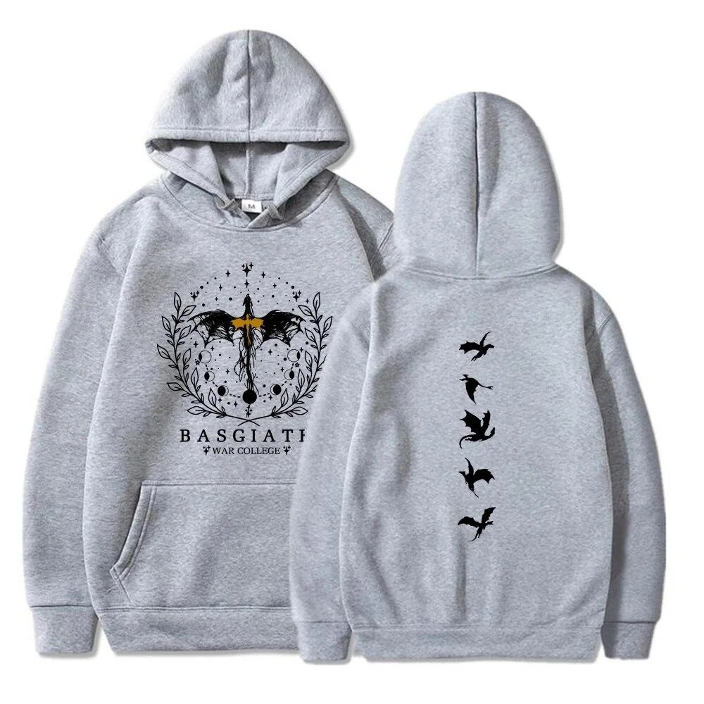 Plus Size 2025 Vintage Fourth Wing Printed Hoodie Women Casual Fashion Pullover Autumn Winter Gothic Long Sleeve Sweatshirts thumbnail 3