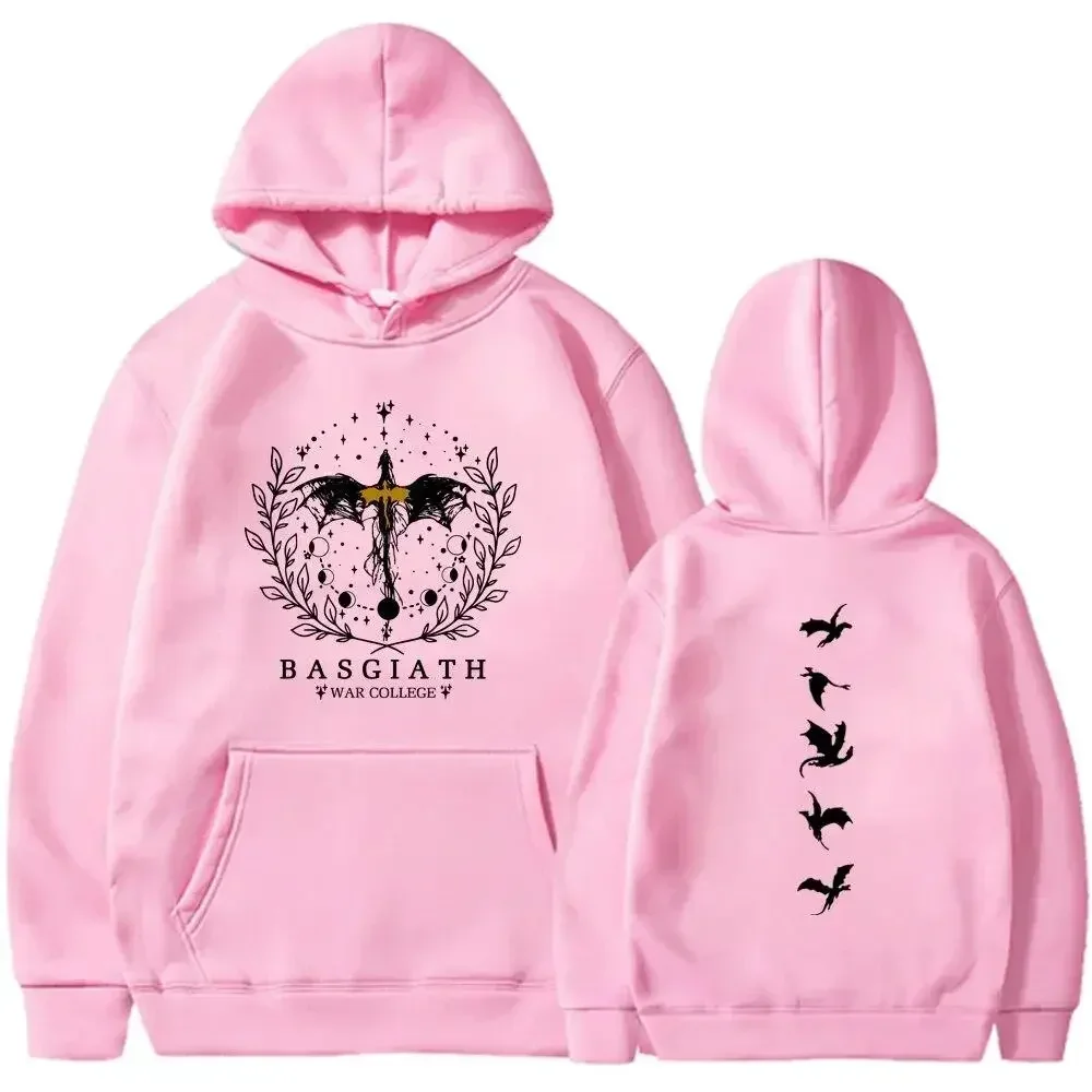 Plus Size 2025 Vintage Fourth Wing Printed Hoodie Women Casual Fashion Pullover Autumn Winter Gothic Long Sleeve Sweatshirts thumbnail 5