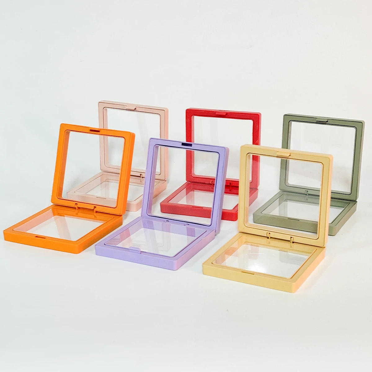 10pcs Color 3D Suspended Jewelry Box Multi Specification Elastic Stretch Earrings Rings Broochs Bracelets Nail Art Storage Box thumbnail 4