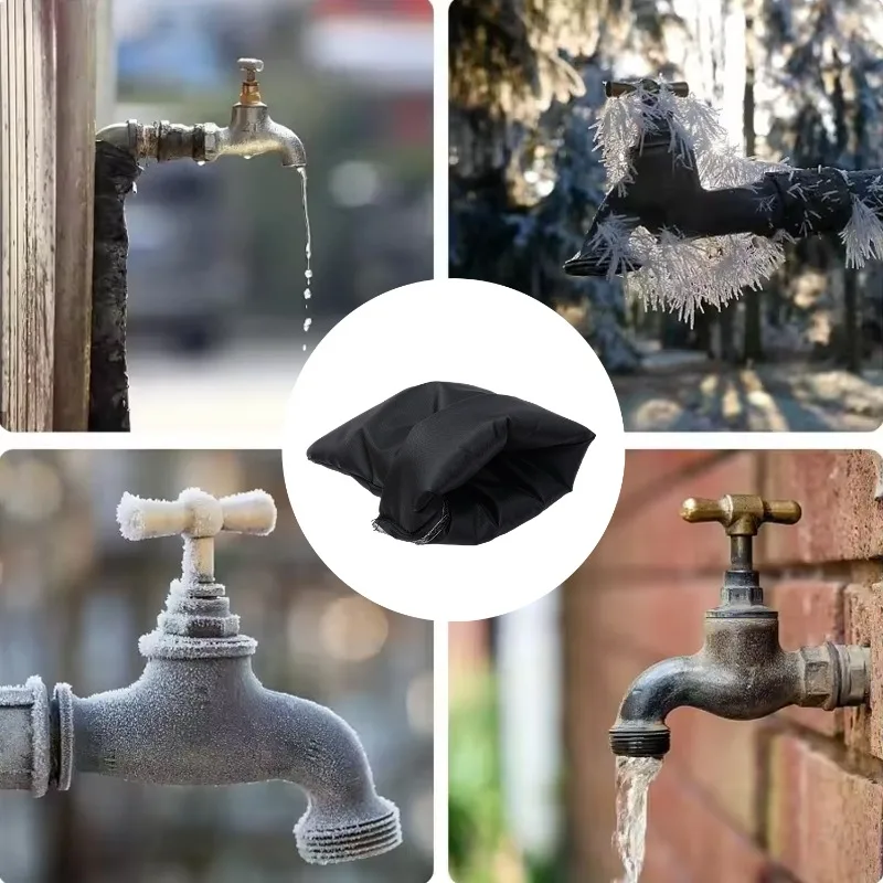 5/1x Winter Outdoor Faucet Cover Waterproof Faucet Insulation Socks For Garden Courtyard Lawn Tap Pipe Protection Cover Supplies thumbnail 6