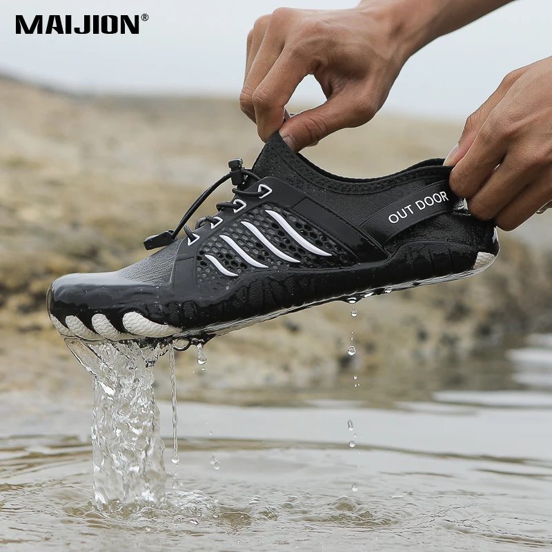Couple Beach Wading Sneakers Women Breathable Swimming Aqua Shoes Men Quick Dry Water Sport Shoes for Boating Kayaking Anti-slip thumbnail 4