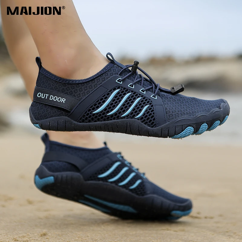 Couple Beach Wading Sneakers Women Breathable Swimming Aqua Shoes Men Quick Dry Water Sport Shoes for Boating Kayaking Anti-slip thumbnail 5