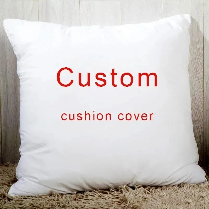 Customized Photo DIY  Pillow Cover with Wedding Photo, Valentine'S Day Anniversary Gift Pillowcase Decorative Cushion Cover thumbnail 4