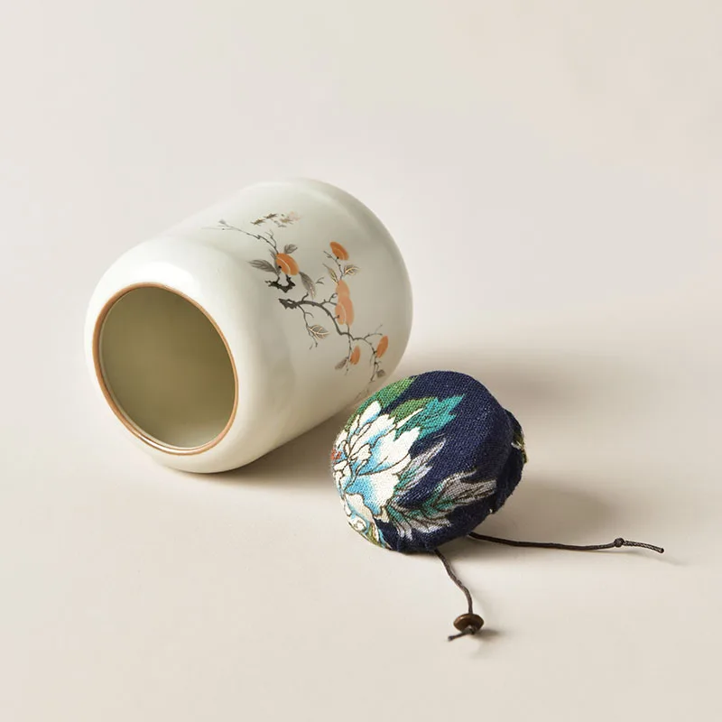 Chinese Ceramic Tea Pot Moisture-proof Home Pu 'er Green Tea Longjing Storage Tank Living Room Coffee Table Decoration Teaware thumbnail 3