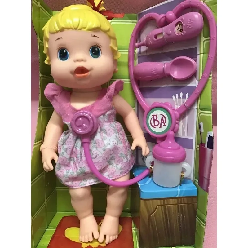 35cm Simulation Fashion Can Drink Water Can Pee Diagnosis Newborn baby Doll Model Doctor Reborn Babys Dolls kids Girl Gift toy thumbnail 3