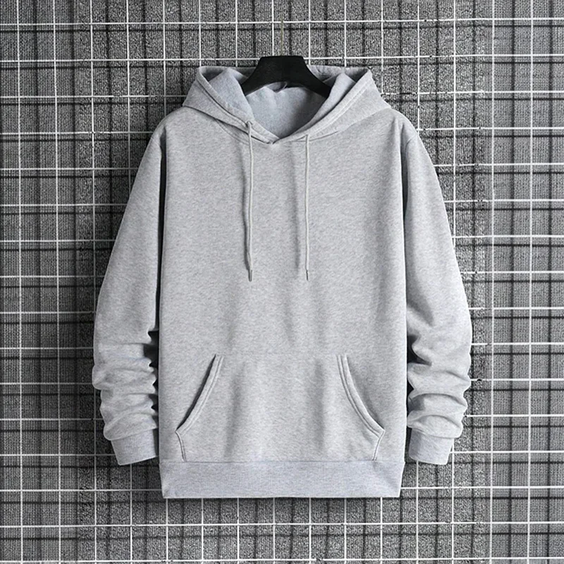 Hot Sales New Mens Tracksuit Clothing Solid Color Casual Sweatshirts Outdoors Sports Jogging Mens Hoodies HighQuality Sportswear thumbnail 2