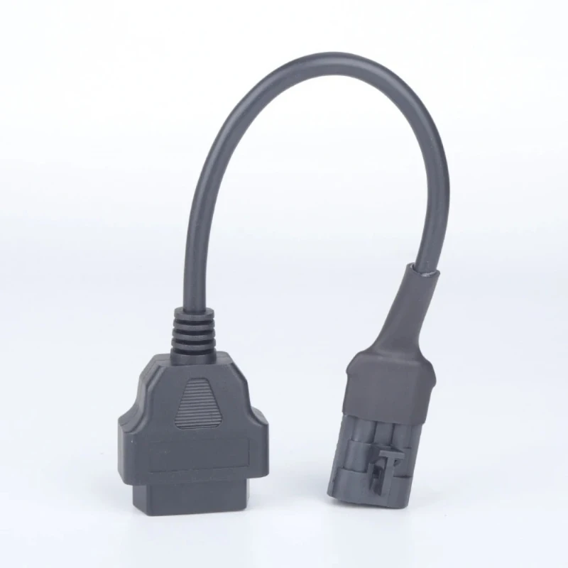 Best For Cfmoto Motorbike 3pin OBD2 Motorcycle Diagnostic Extension Cable 3 Pin Needles To 16pin Female OBD Adapter Connector thumbnail 2