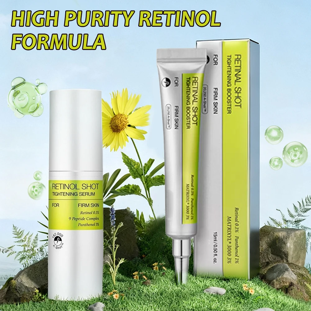 Retinol Shot Tightening Face Serum Moisturizing Brighten Wrinkle Remover Firm Skin Anti-Oxidant Eye Cream SkinCare Product Korea thumbnail 6