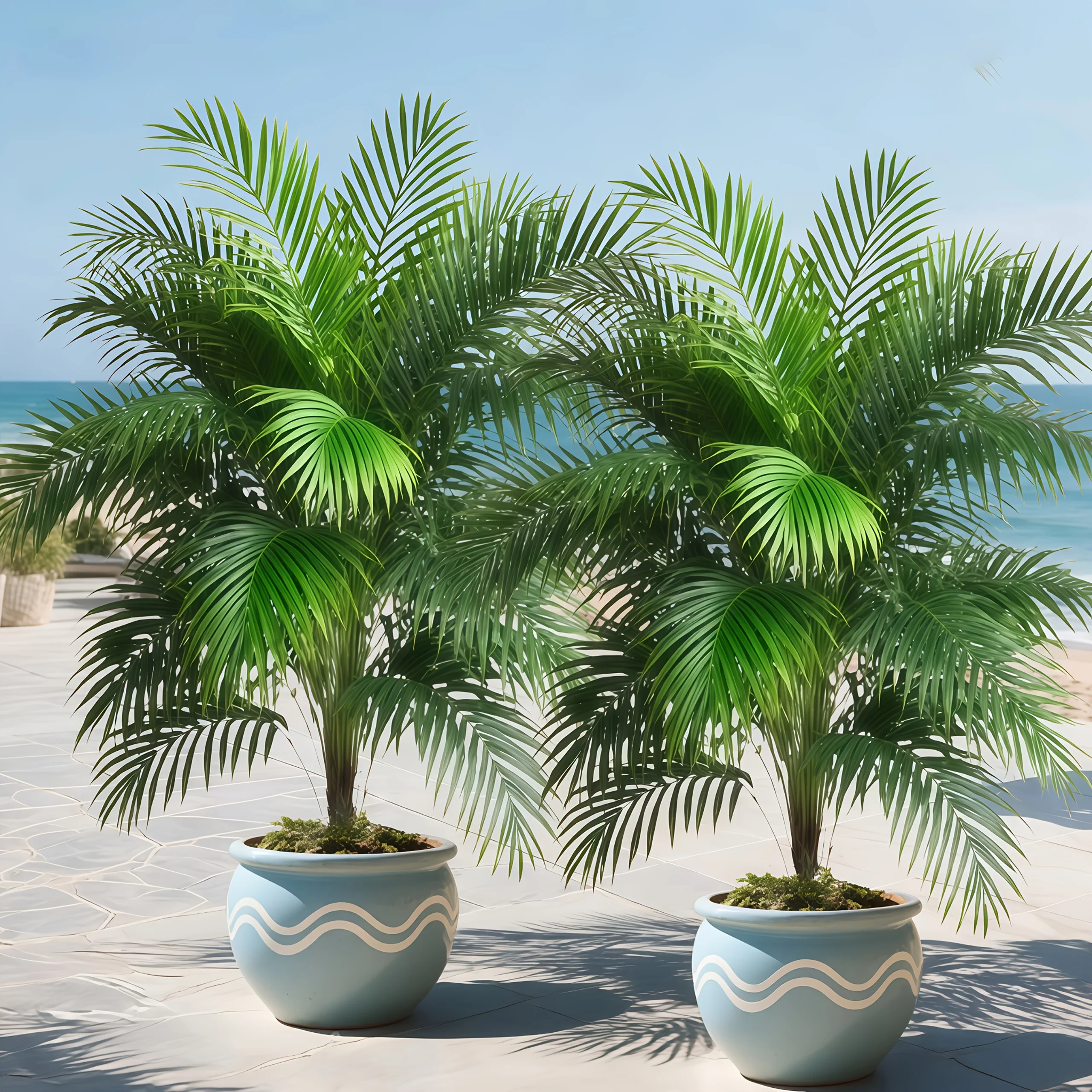 2pcs Large Outdoor Artificial Pineapple Palm Trees for Wedding Christmas Thanksgiving Garden Porch Courtyard thumbnail 4
