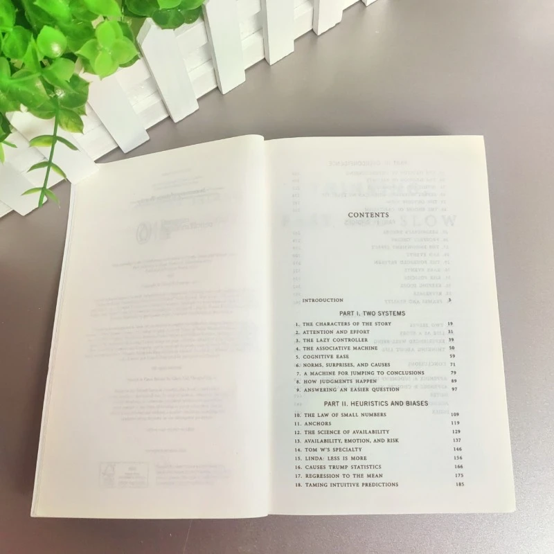 best seller Kahneman Thinking,fast and Slow Reading English Books for Adult A Lifetimes Worth of Wisdom Economic Management Book thumbnail 5