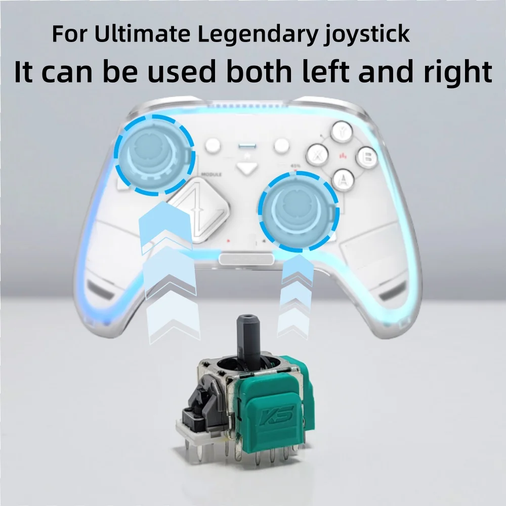K-SILVER JS13 PRO/GINFULL DS13 TMR Electromagnetic Joystick For ZD Ultimate Legendary Controller Replaceable Anti-Drift Joystick thumbnail 3