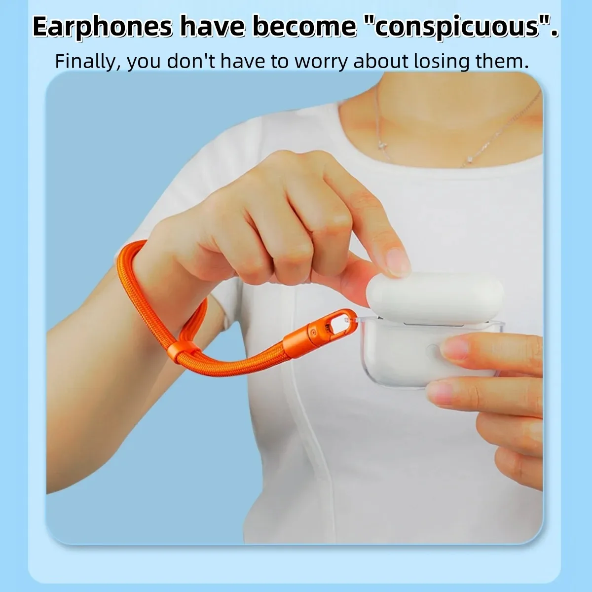 Universal Adjustable Mobile Phone Lanyard Short Wrist Strap with Self-locking Anti-drop Design Durable Polyester Phone Strap thumbnail 3