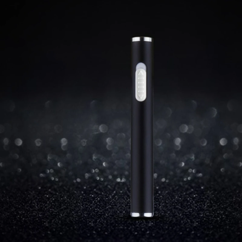Outdoor Mini Windproof Tungsten Wire Ignition USB Lighter Compact and Portable Button Silent Ignition Electric Lighters Smoking thumbnail 6
