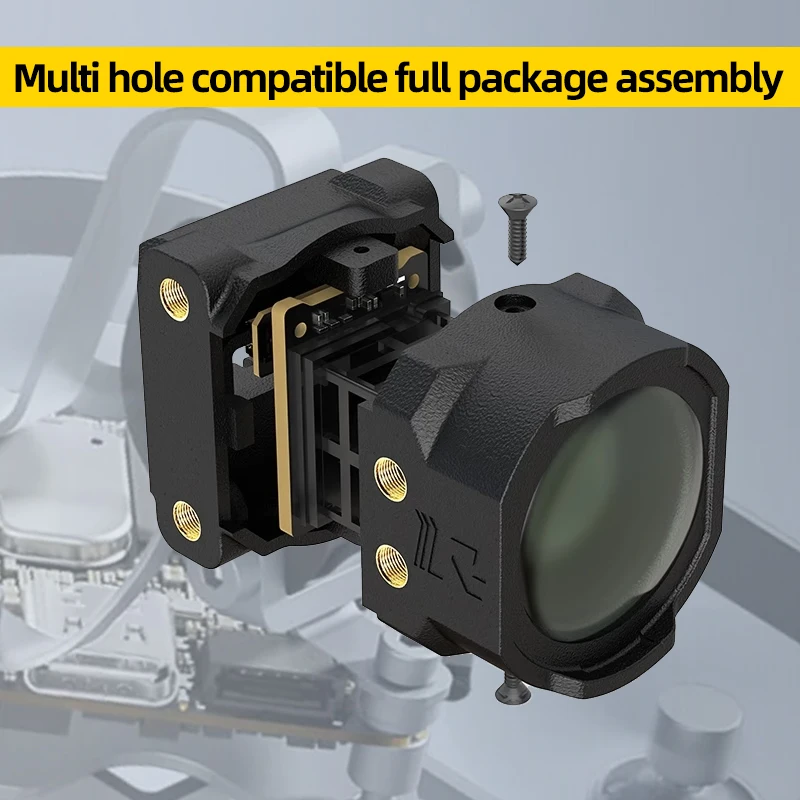 RATE O4 Lite Air Unit CNC KIT Wide-Angle Lens Shell Case Heatsink Aluminum Parts Coaxial Cable For DJI O4 Air Camera Drone FPV thumbnail 5