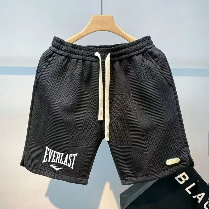 2025 New casual printed shorts fashionable and popular men's shorts breathable and comfortable spring and summer sports shorts thumbnail 3