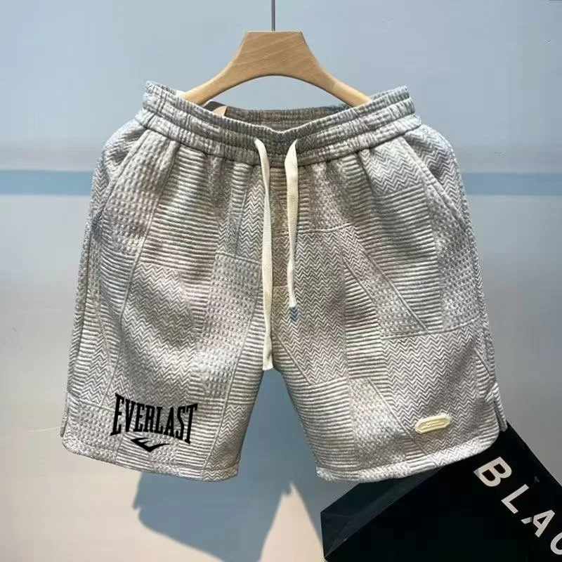 2025 New casual printed shorts fashionable and popular men's shorts breathable and comfortable spring and summer sports shorts thumbnail 4