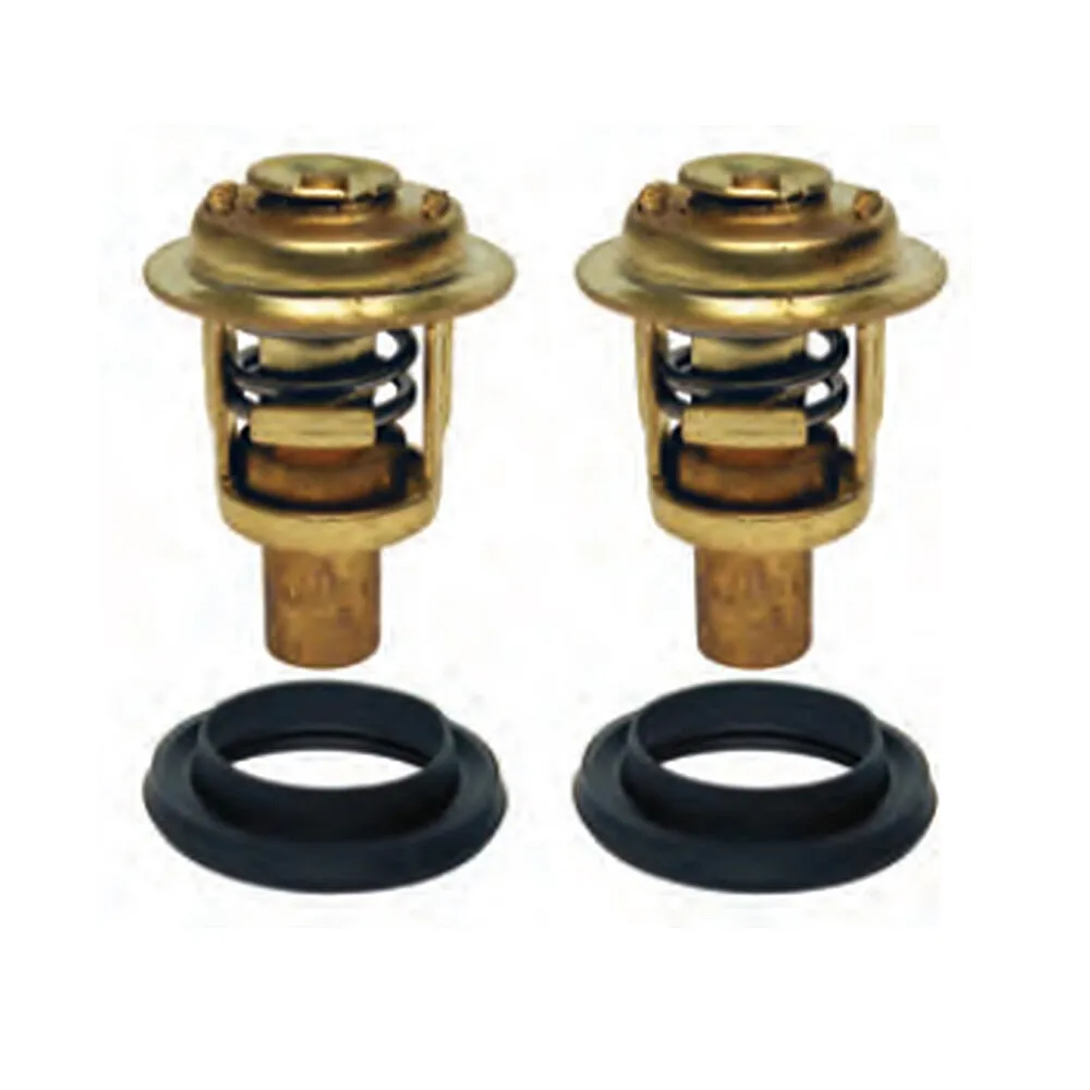 2 PCS Thermostat 75692Q2 75692T for Mercury Marine 143F Degree 135-150HP 75692T3 thumbnail 2
