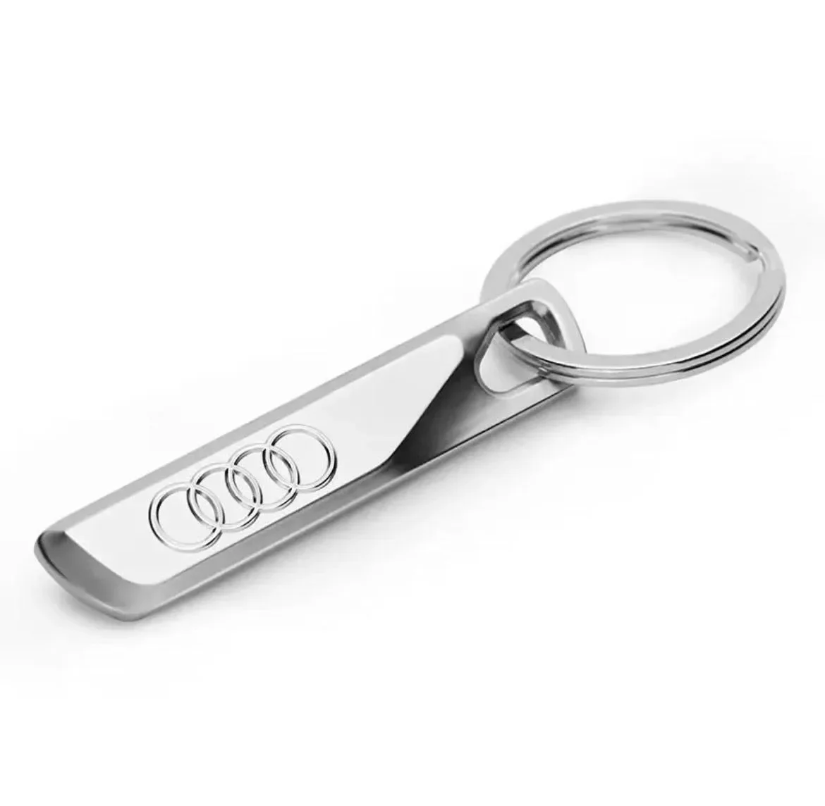 1PC Automotive Metal Keychain Interior Decoration Accessories for Audi A3 A4 A5 A6 A7 B5 B6 C5 C6 8P 8V Q2 Q3 Q5 Q8 TT RS3 RS4 thumbnail 2