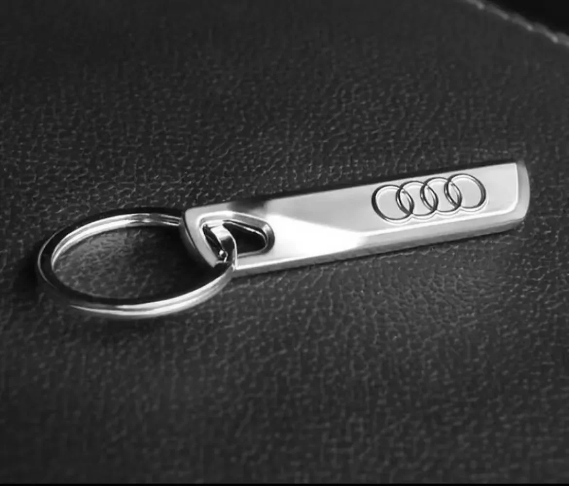 1PC Automotive Metal Keychain Interior Decoration Accessories for Audi A3 A4 A5 A6 A7 B5 B6 C5 C6 8P 8V Q2 Q3 Q5 Q8 TT RS3 RS4 thumbnail 5