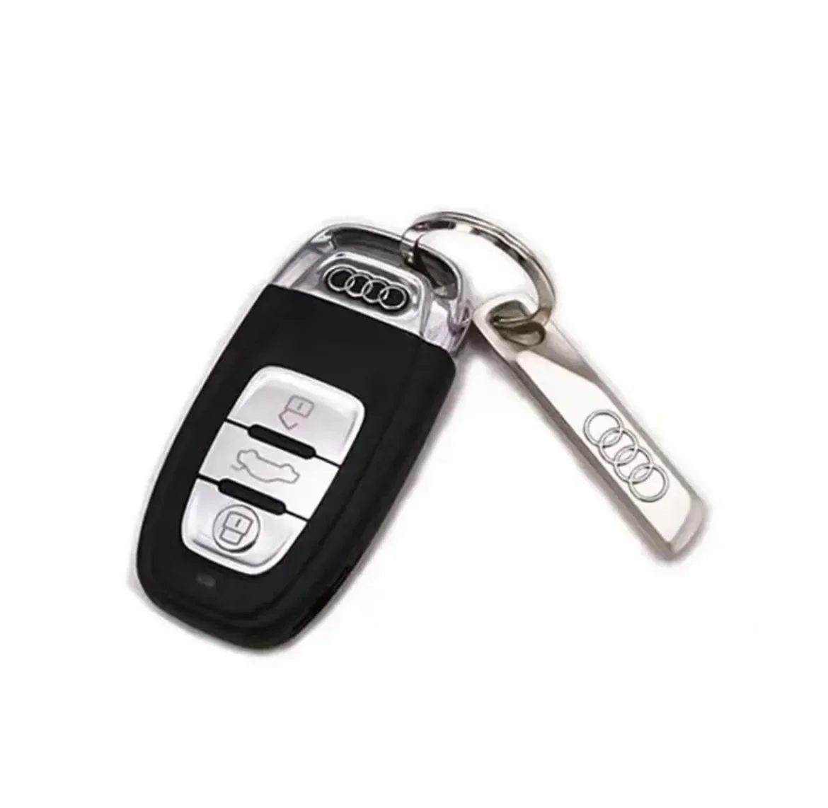 1PC Automotive Metal Keychain Interior Decoration Accessories for Audi A3 A4 A5 A6 A7 B5 B6 C5 C6 8P 8V Q2 Q3 Q5 Q8 TT RS3 RS4 thumbnail 4
