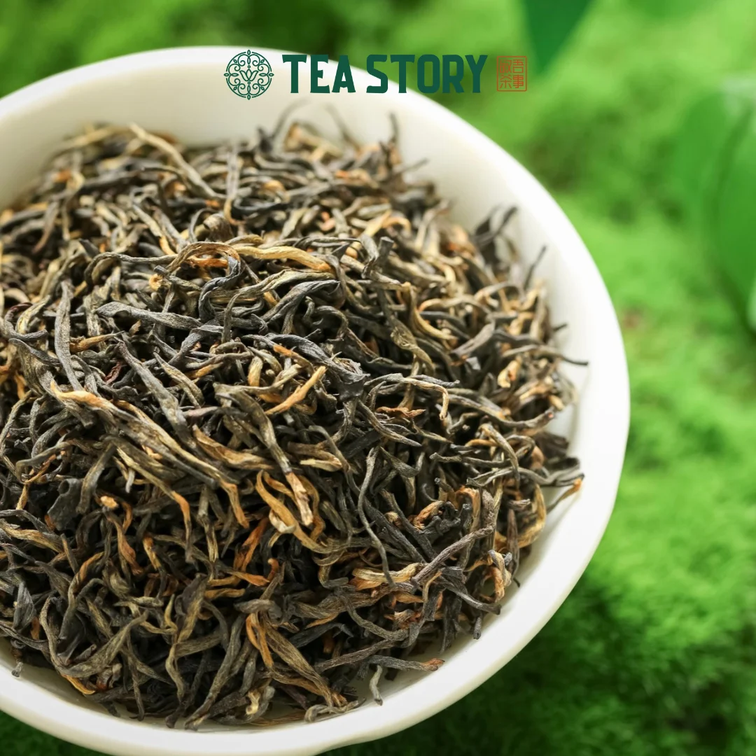 Tea Story Dian Hong Black Tea [Rich Malty] Loose Leaf, Yunnan Premium Chinese Red Tea, Spring Harvest, Loose Leaf 50g/100g/250g thumbnail 3