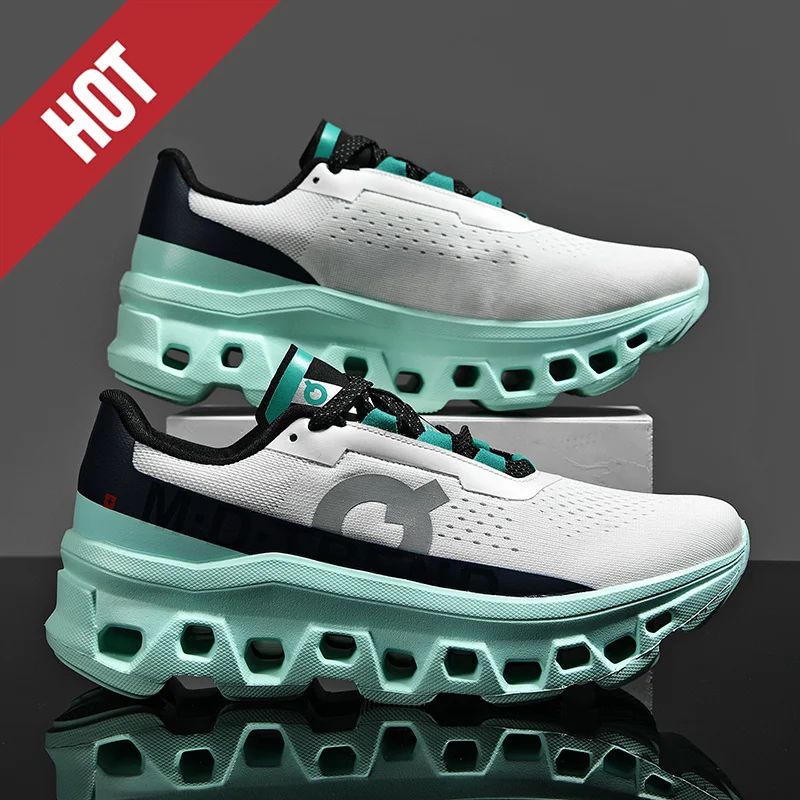 Marathon Men Sports Running Shoes Air Cushion Breathable Lightweight Male Comfortable Athletic Casual Sneakers Hiking Outdoor thumbnail 2