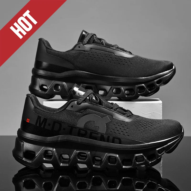 Marathon Men Sports Running Shoes Air Cushion Breathable Lightweight Male Comfortable Athletic Casual Sneakers Hiking Outdoor thumbnail 5