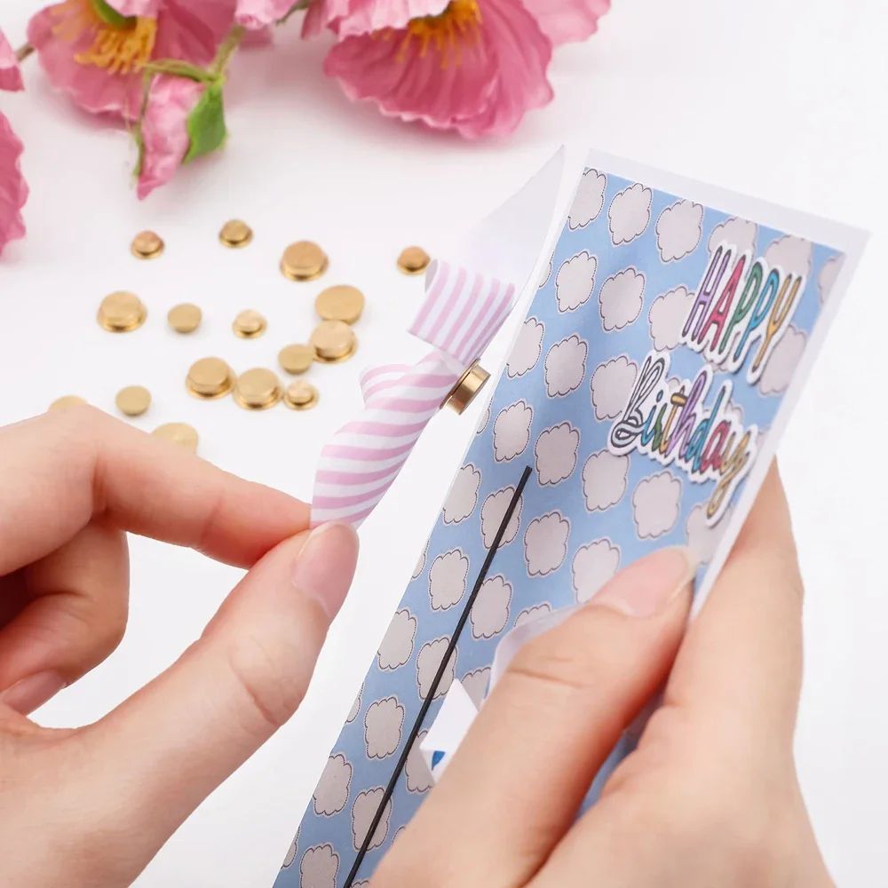 360 Rotation Mini Metal Rotating Bearings for DIY Handmade Crafts Paper Cards Scrapbooking Smooth Spin for Jewelry Making Decora thumbnail 5