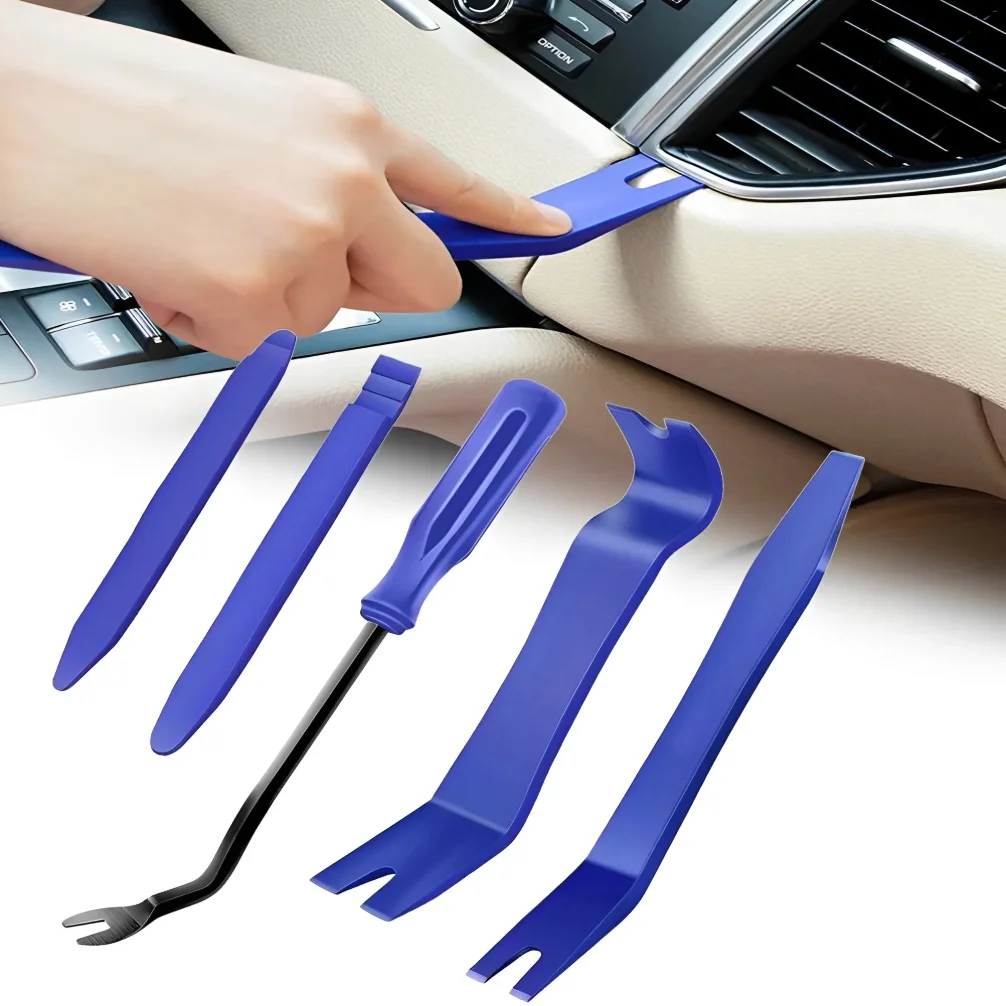 Car Hand Tool Set Car Disassembly Tool Kit Stereo Repair DVD Repair Tool Dashboard Removal Tool Interior Plastic Trim Panel thumbnail 2