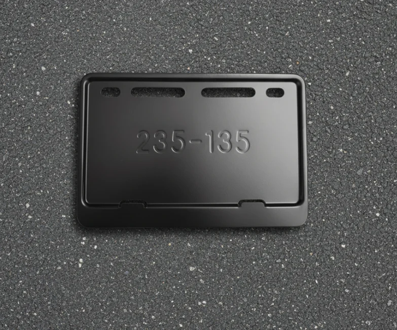 1pc Aluminum Alloy Motorcycle License Plate Frame For Philippine Motorcycle License Plate Frame thumbnail 4