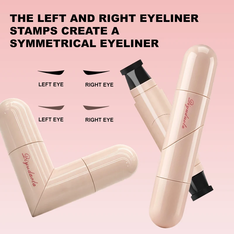 Waterproof Rotating Eyeliner Stamp Pen, Sweat Proof & Long Lasting Easy to Use for Beginners Lazy Makeup, Perfect for Daily thumbnail 6