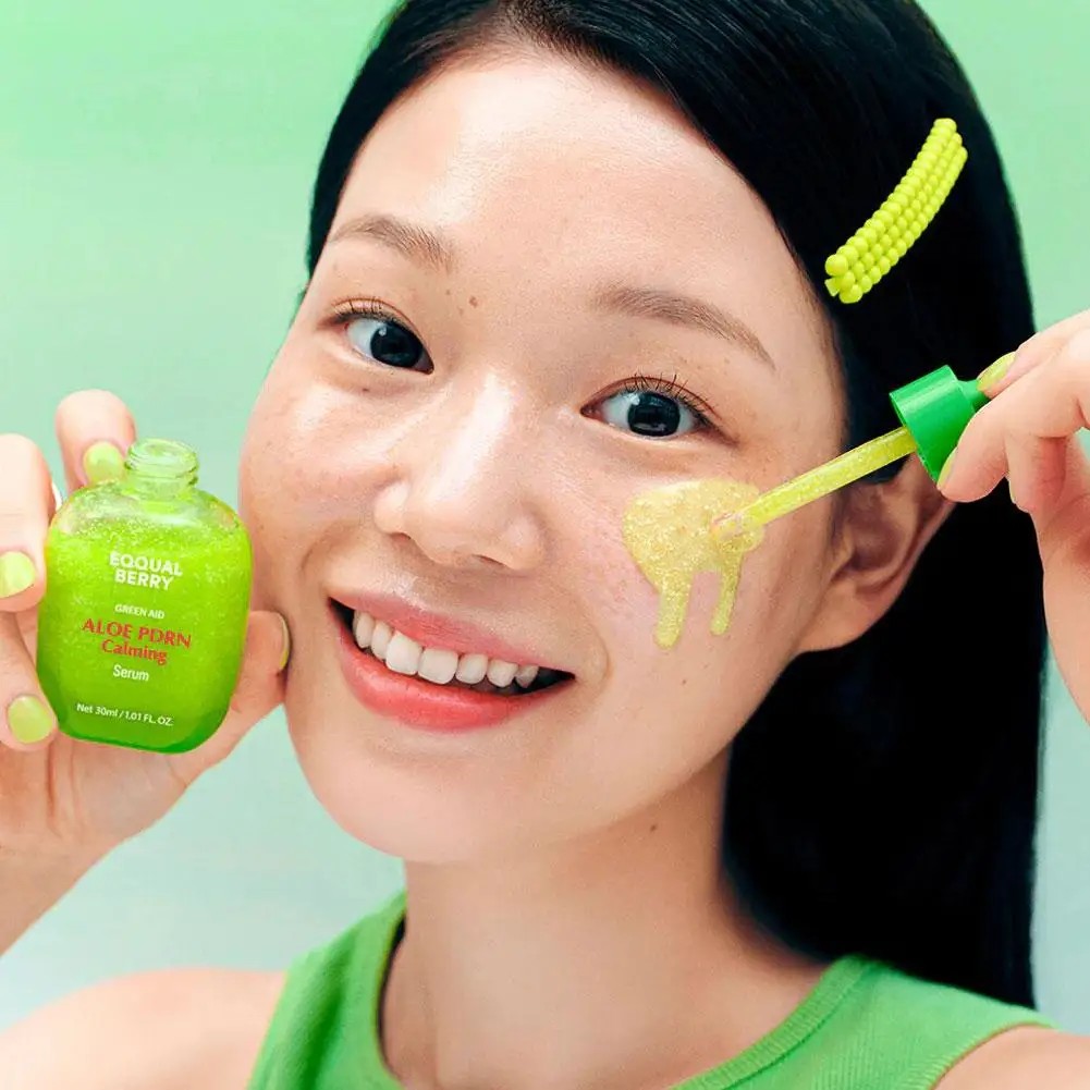 EQQUALBERRY Deep Care Essence - ALOE PDRN Claming Serum, NAD PEPTIDE Boosting HYALTOIN Flooding Serum, 5000 PPM Bakuchiol Plump thumbnail 3