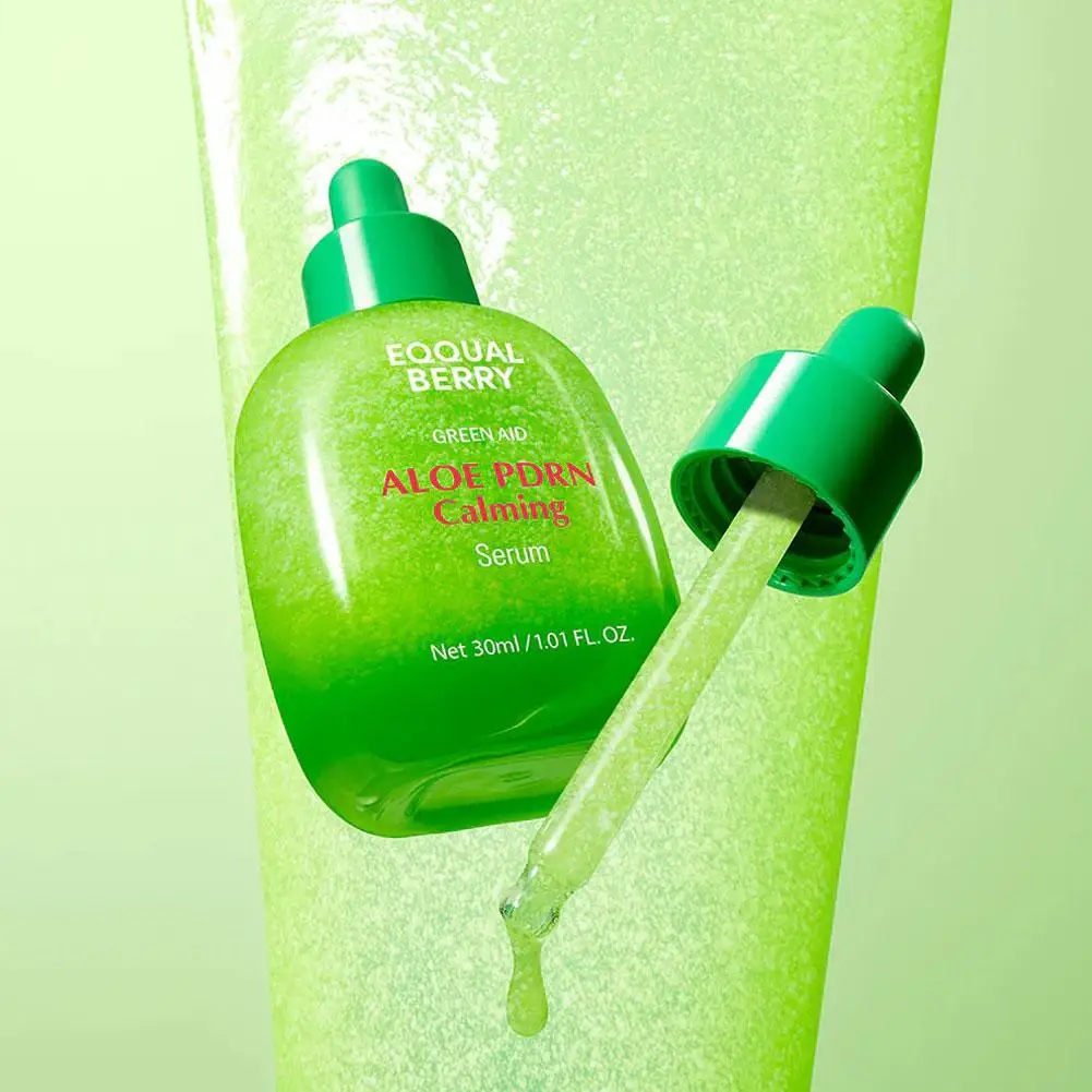EQQUALBERRY Deep Care Essence - ALOE PDRN Claming Serum, NAD PEPTIDE Boosting HYALTOIN Flooding Serum, 5000 PPM Bakuchiol Plump thumbnail 4