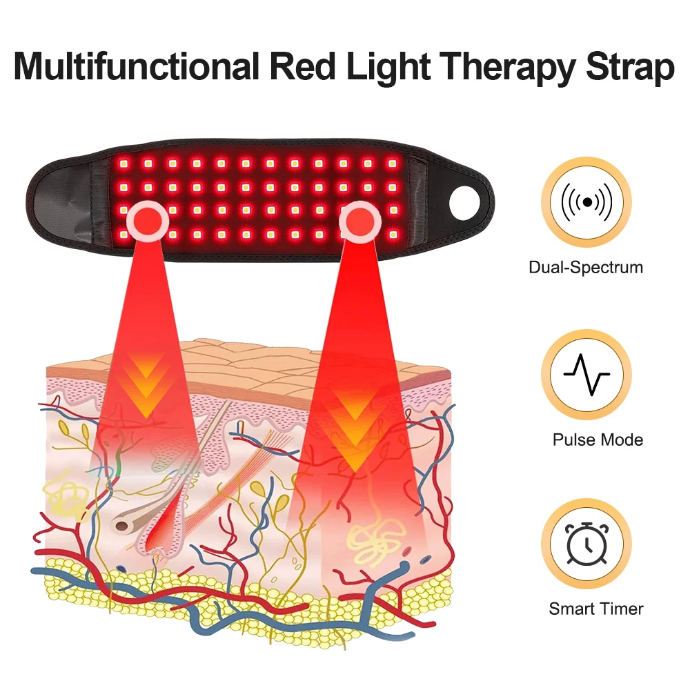 Home Multifunctional 660 and 850nm Near Infrared Light Wrist Guard Health Care Wristband Beauty Health Care Device thumbnail 2